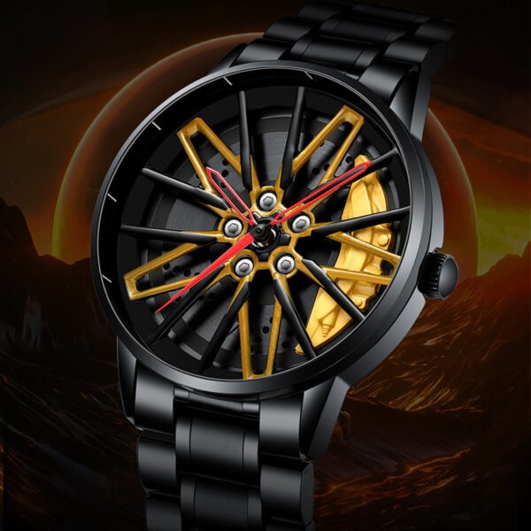 JOM HUB Series SVJ Men’s Luxury Waterproof Quartz Movement Racing-Inspired Watch