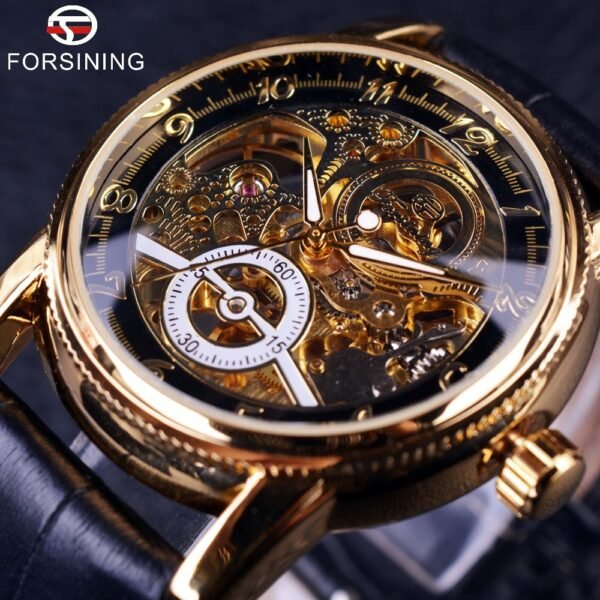 Forsining Men's Luxury Automatic Skeleton Watch
